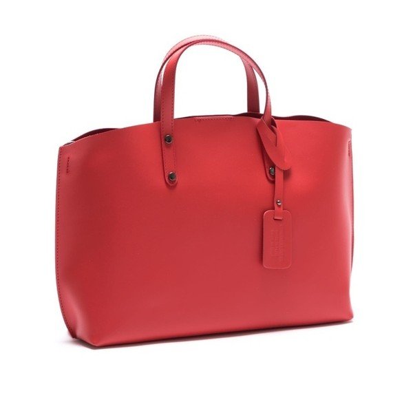 Kožená kabelka Luisa Vannini 3034 Rosso-image-2
