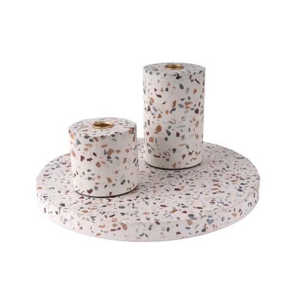 Ručně vyráběný tác PT LIVING Terrazzo Trois, ⌀ 30 cm-image-1