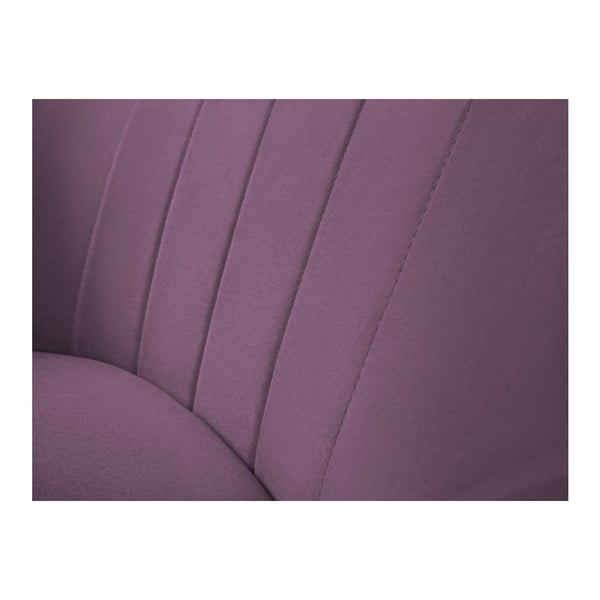 Fialové křeslo Mazzini Sofas Toscane, černé nohy-image-4