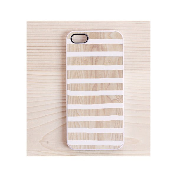Obal na iPhone 4/4S, White Stripes in White