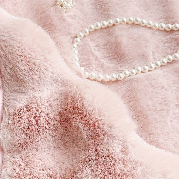Розов кръгъл килим подходящ за пране ø 150 cm Bubble Pink – Mila Home-image-3