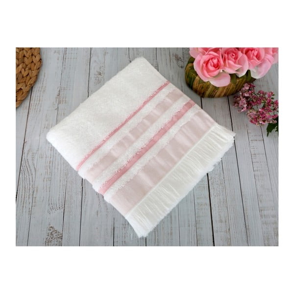 Růžový ručník Irya Home Spa, 50x90 cm
