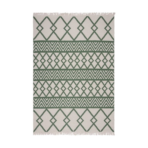 Зелен килим 160x230 cm Teo - Flair Rugs