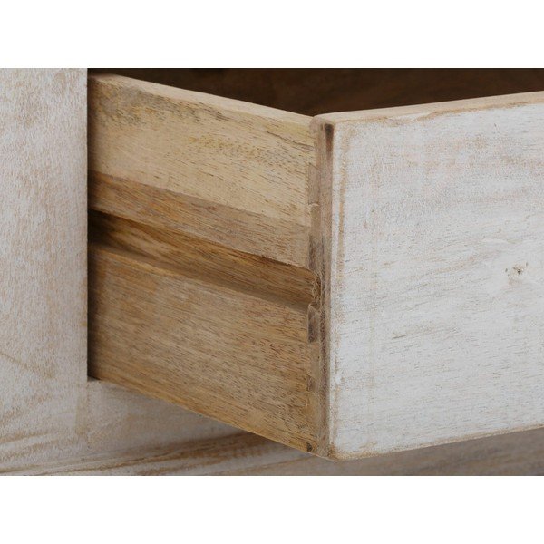 Бял гардероб от масивно манго 100x175 cm Rana – Støraa-image-4