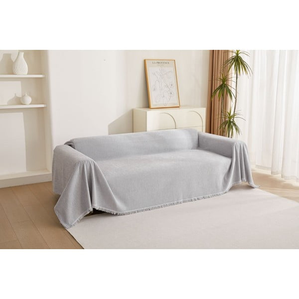 Светлосиво четириместно покривало за диван Talo – Filumi-image-1