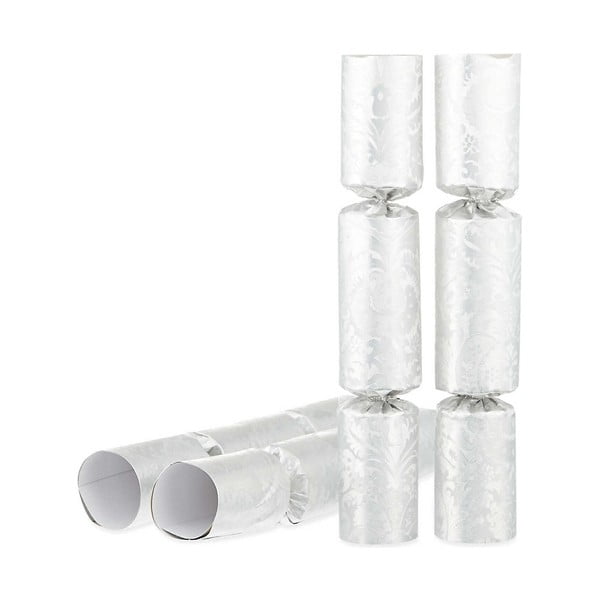 Коледни крекери в комплект от 8 броя Decadence Silver - Robin Reed-image-1