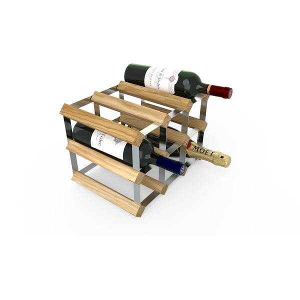 Дървена стойка за вино брой бутилки 9 - RTA