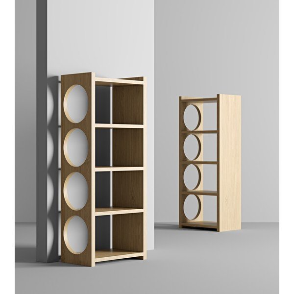 Етажерка за книги в дъб 70x160 cm Bau - Woodman-image-1