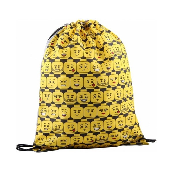 Жълта чанта за чехли с глави на минифигури - LEGO®