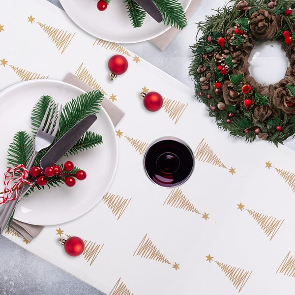 Памучена покривка с коледен мотив 32x130 cm – Orion-image-1