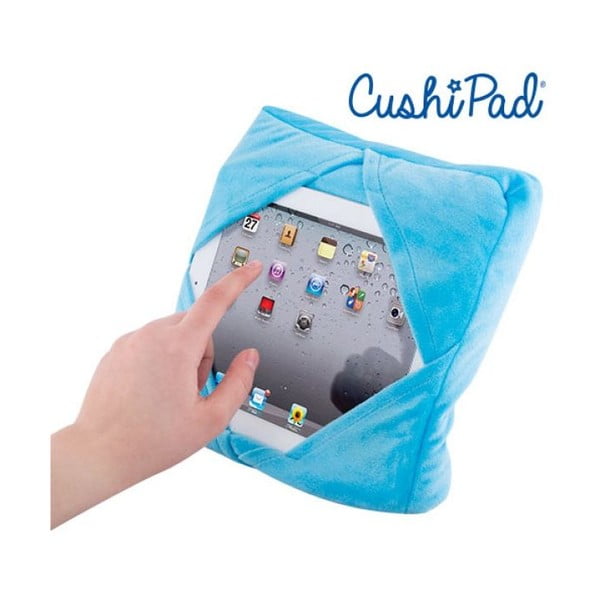 Синя мултифункционална възглавница с държач за iPad - InnovaGoods