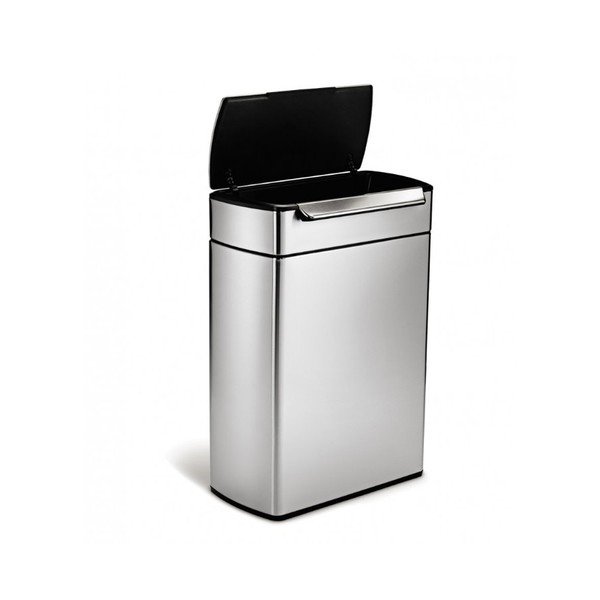 Dotykový odpadkový koš na tříděný odpad simplehuman, 24/24 l-image-4