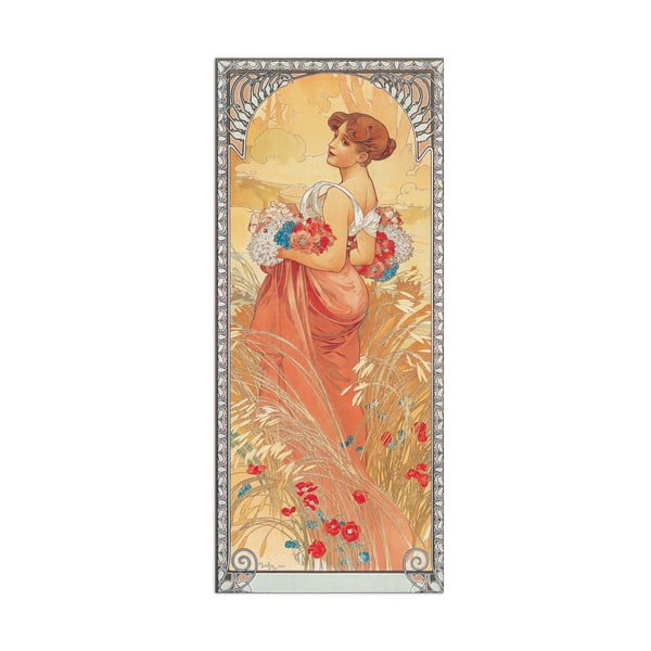 Obraz Mucha - Ete 1900, 19x43 cm