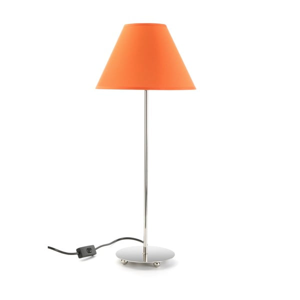 Оранжева настолна лампа Metalina, ø 25 cm - Versa