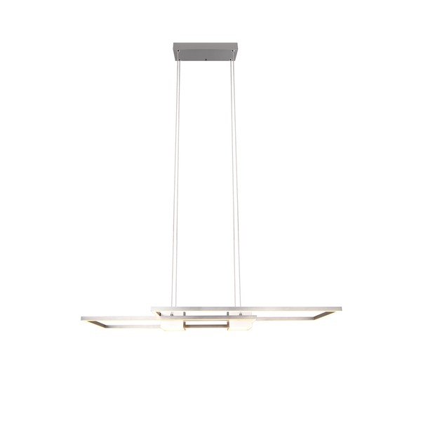 LED затъмняващо се висящо осветително тяло с дистанционно управление в сребристо Albany – Trio-image-1