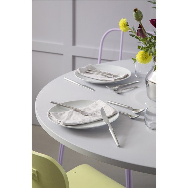 Прибори за хранене от неръждаема стомана в сребрист цвят 16 бр. Dorotea – Gense-image-4