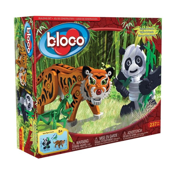 Комплект за конструиране на тигър и панда - Bloco-image-2