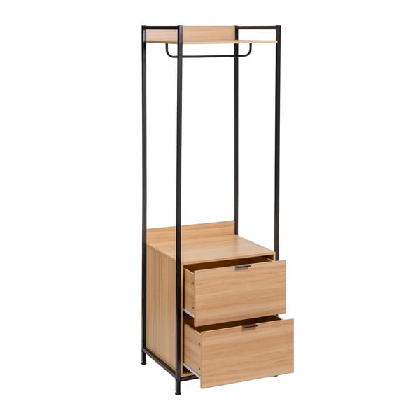 Отворен гардероб в естествен цвят 60x190x48 cm Armarios – Casa Selección-image-2