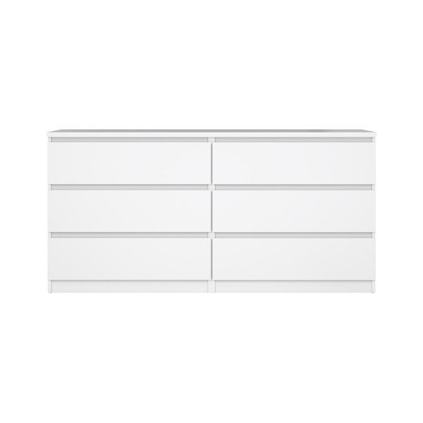 Бял скрин 154x76x50 cm Naia – Tvilum-image-2