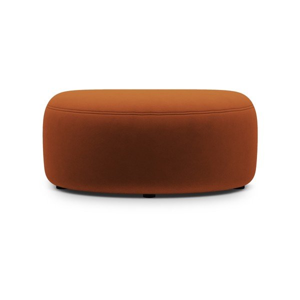 Теракотена кадифена табуретка Kate – Micadoni -image-1