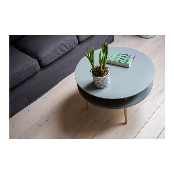 Тъмно сива масичка за кафе UFO, Ø 70 cm Ufo - Ragaba-image-1