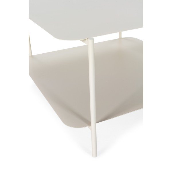 Кремава метална масичка за кафе 70x73 cm Beatrix – MOME-image-3