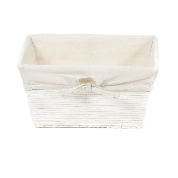 Бяла хартиена кошница за съхранение Хартиена кошница, 26 x 14 cm Kimo - Compactor
