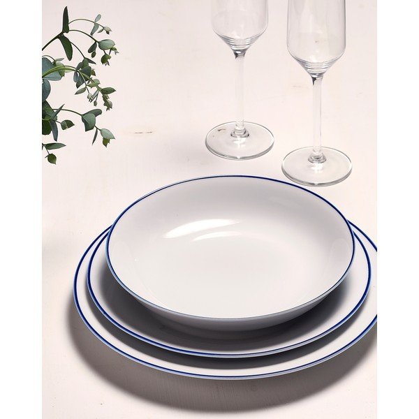 Бяла порцеланова чиния ø 27 cm Basic White – BonBistro-image-3