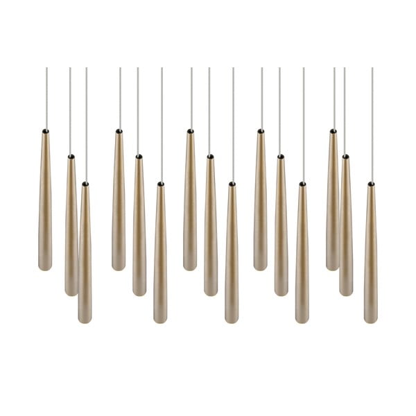 LED висящо осветително тяло  в златист цвят Cala – Trio Select-image-2