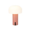 Бяло-розова LED настолна лампа (височина 22,5 cm) Styles – Villa Collection