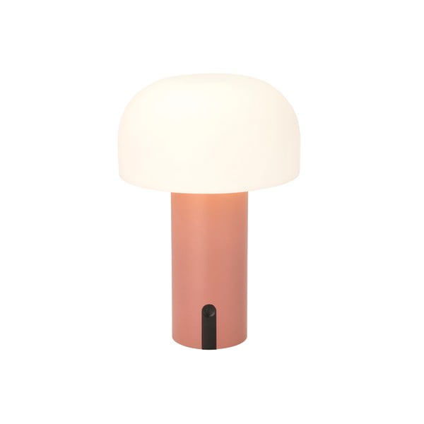 Бяло-розова LED настолна лампа (височина 22,5 cm) Styles – Villa Collection