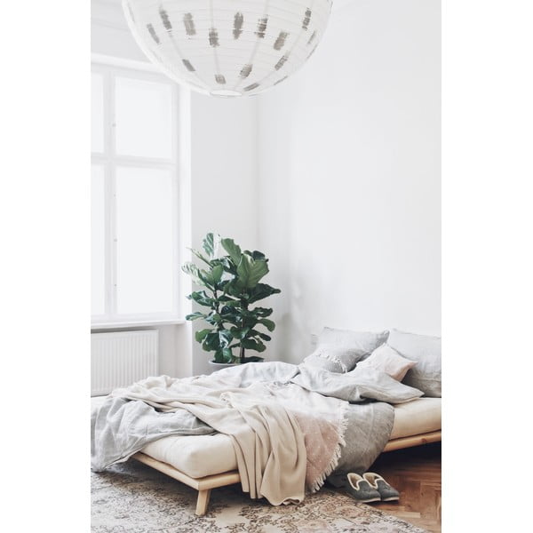 Черно борово двойно легло с решетка 160x200 cm Senza - Karup Design-image-4