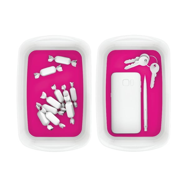 Бяла и розова пластмасова кутия за съхранение MyBox - Leitz-image-2