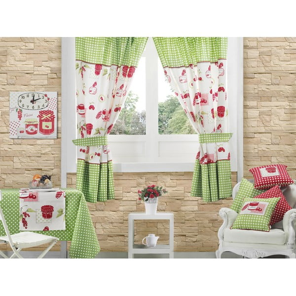 Povlak na polštář Mike & Co. NEW YORK Jam and Green Dots-image-2