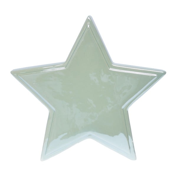 Зелена керамична декорация Estrella, дължина 17,5 cm - Ewax