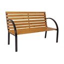 Дървена градинска пейка със стоманена конструкция Bellevue - Garden Pleasure