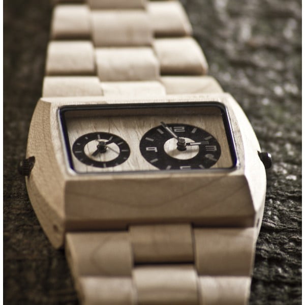 Dřevěné hodinky Jupiter Beige-image-1