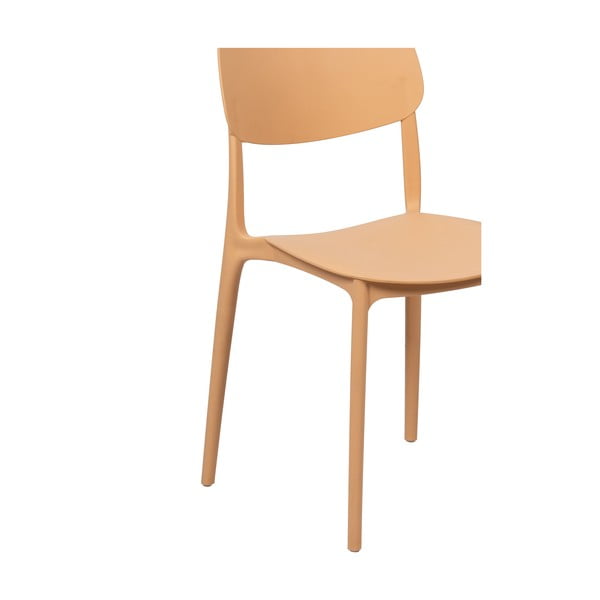 Прасковен  пластмасов градински стол Hébé – Bonami Essentials-image-4