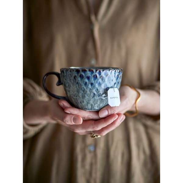 Сиви керамични чаши в комплект 4 бр. 365 ml Katrina – Bloomingville-image-2