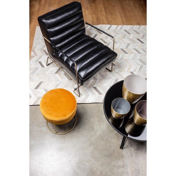 Черно кресло от изкуствена кожа Brianna – Bizzotto-image-1