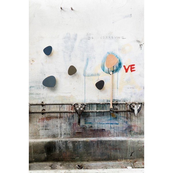 Синя стенна стоманена кука Dot S Nupo – LIND DNA-image-1