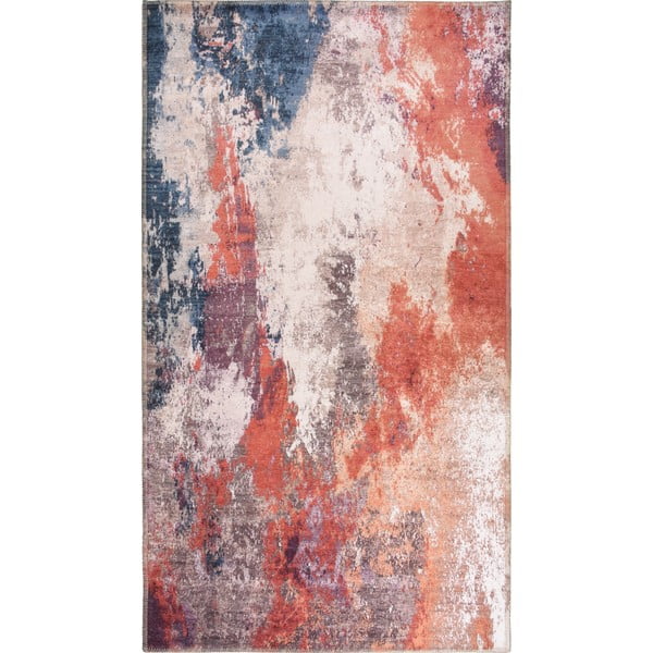 Червен и син миещ се килим 200x80 cm - Vitaus