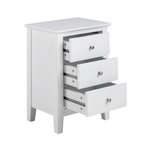 Бяло нощно шкафче Linnea - Actona-image-3