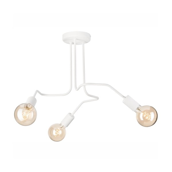 Бяло осветително тяло за таван 55x55 cm Domino – LAMKUR-image-2