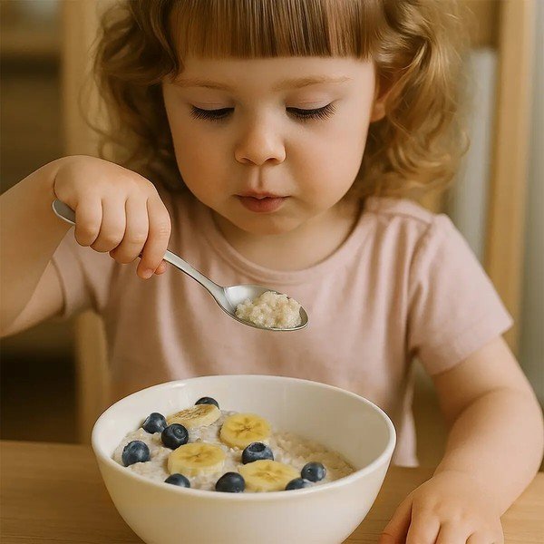 Детски прибори от неръждаема стомана в сребристо 3 бр. - Orion-image-2