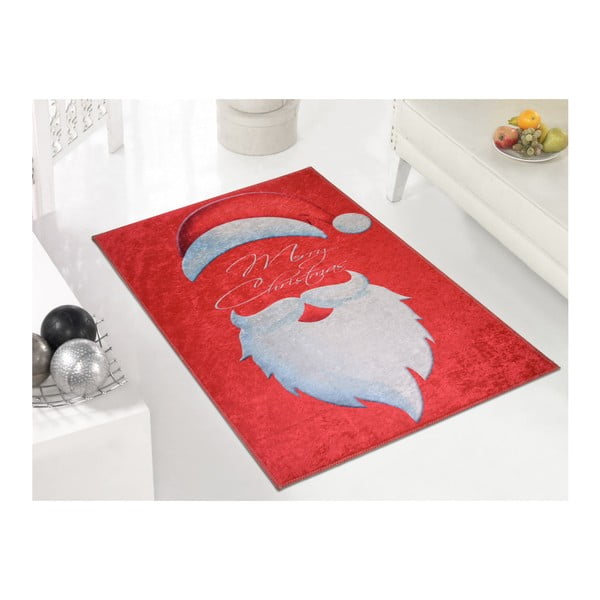 Бял и червен килим Килим на Дядо Коледа, 50 x 80 cm - Vitaus