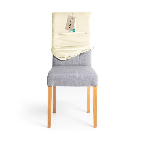 Кремави ластични покривала за стол в комплект от 4 бр. 48 cm Sento – Restilo-image-4