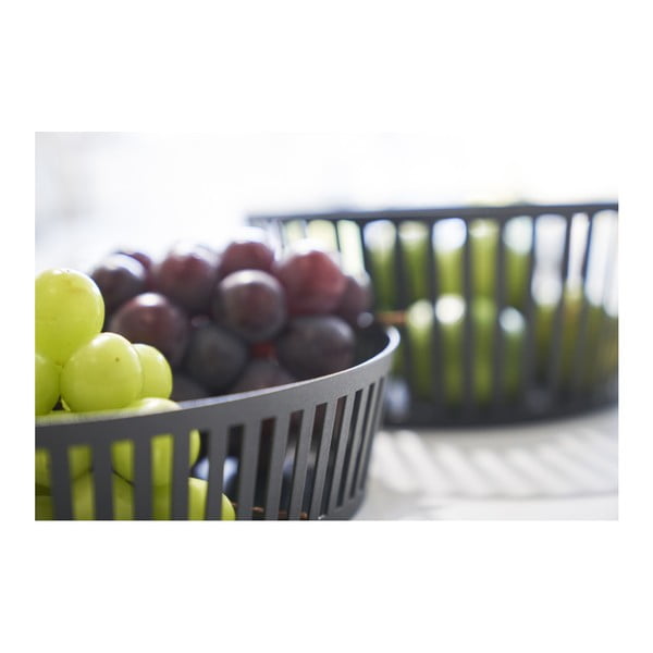 Черна купа за плодове , ⌀ 25 cm Tower - YAMAZAKI-image-3