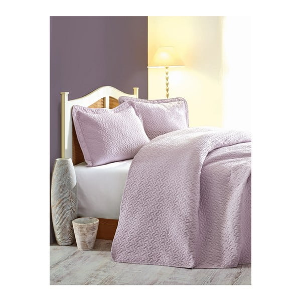 Розов комплект калъфка за завивка и възглавница за единично легло Essential, 180 x 240 cm - Mijolnir