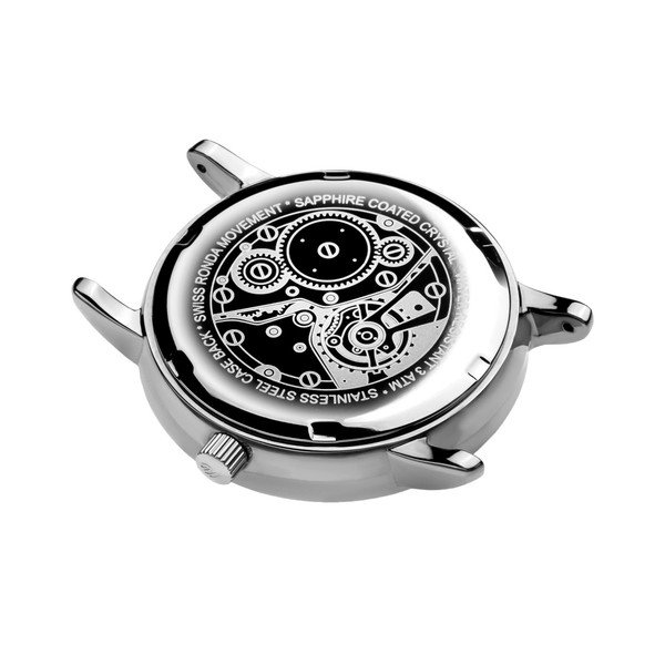 Мъжки часовник с кафява каишка от естествена кожа Marrio - Walter Bach-image-2